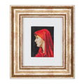 Mosaic inspired by Jean-Jacques Henner's Saint Fabiola of Rome