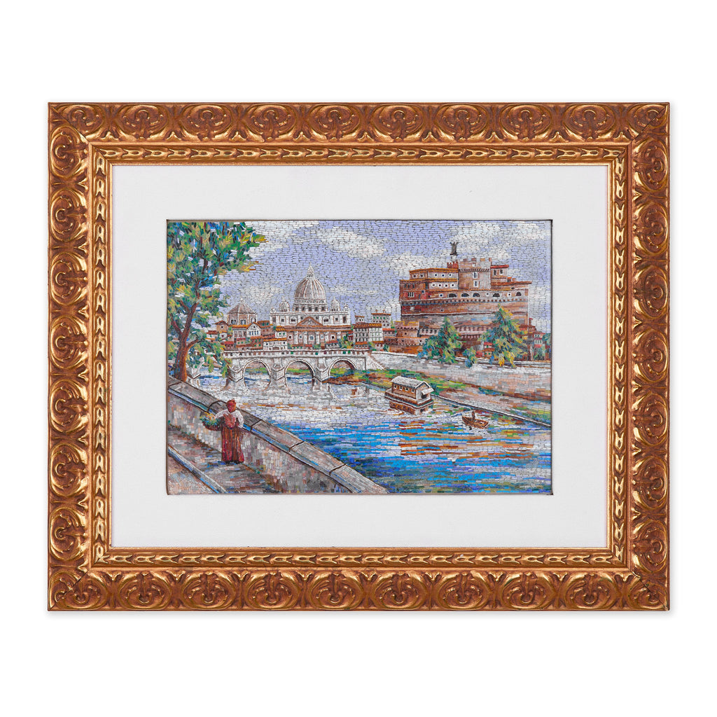 Mosaic of St. Peter’s Basilica and Castel Sant’Angelo