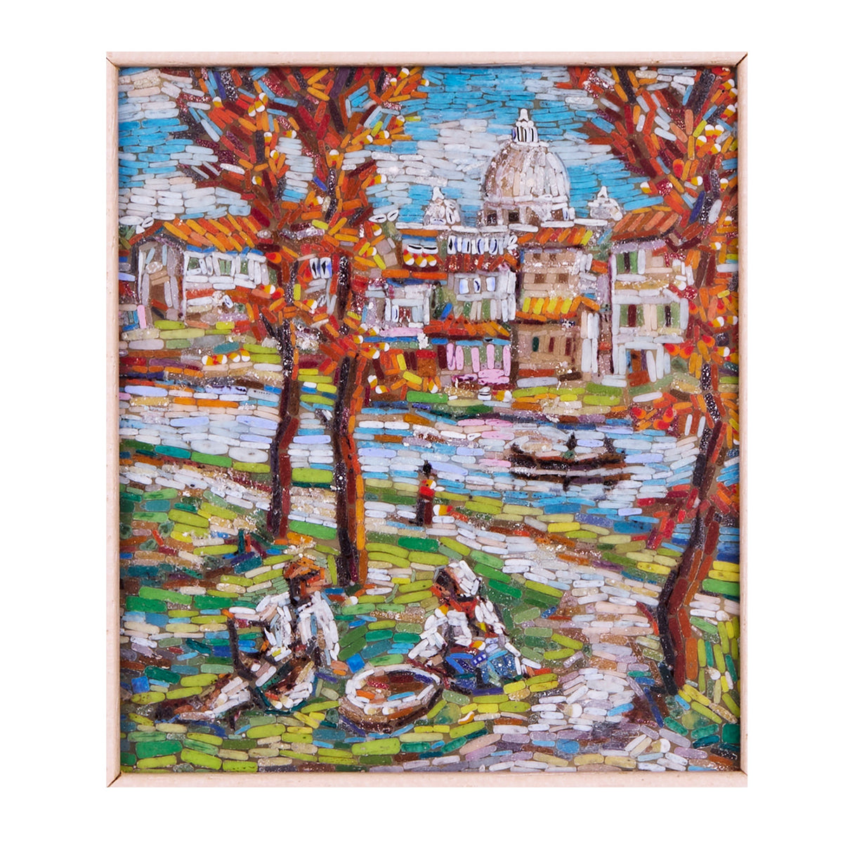 Mosaic of St. Peter’s Basilica in Autumn
