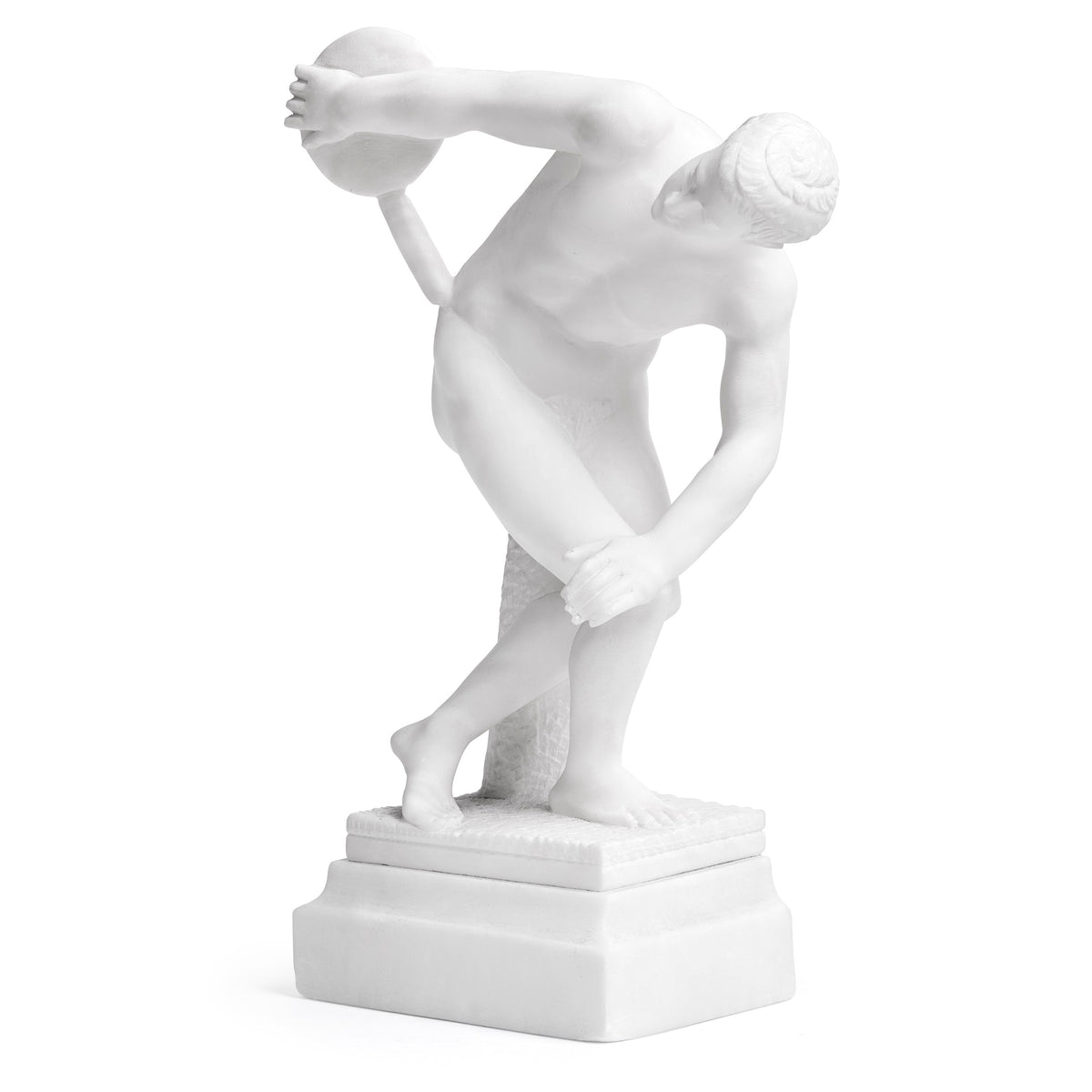 Sculpture in Marble inspired by the Discobolus of Myron