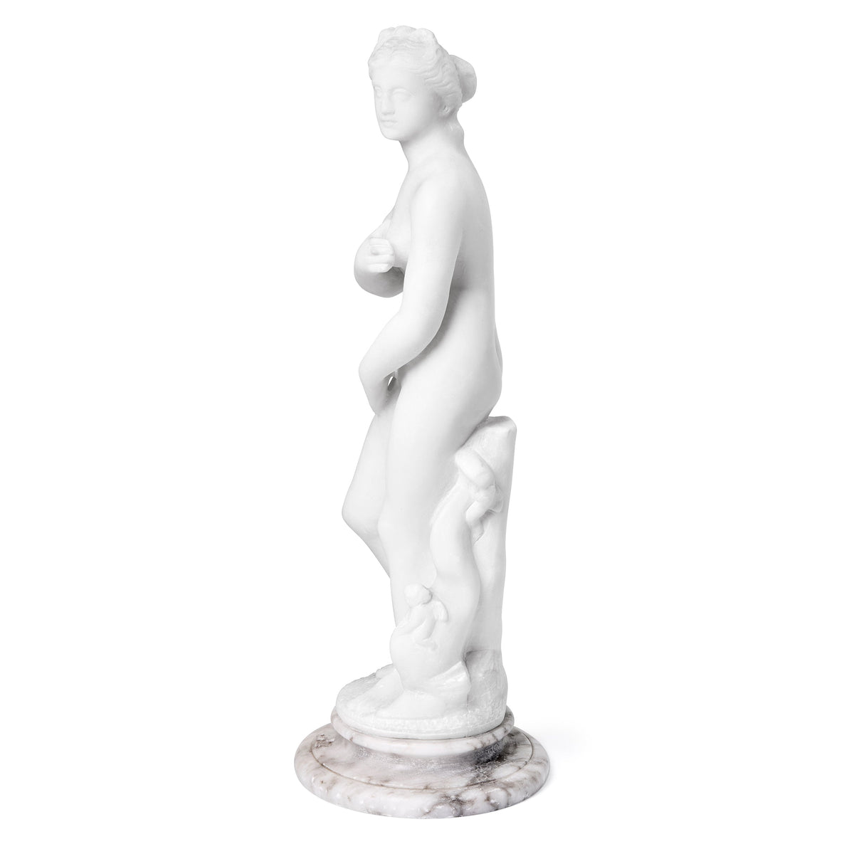 Sculpture in Alabaster and Marble inspired by the Capitoline Venus