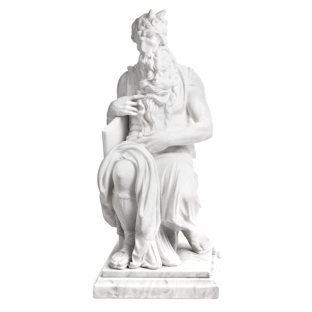 Sculpture in Marble inspired by Michelangelo's Moses