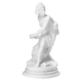 Escultura en alabastro inspirada en el David de Gian Lorenzo Bernini
